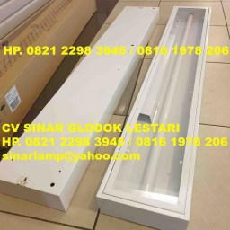 Lampu TKI Outbow TL LED Philips 1 x 16 Watt Cover Akrilik Bening